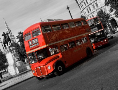 BG1136 Czerwony autobus z Londynu