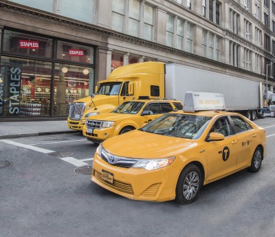 BG1543 Żółte pojazdy w Nowym Jorku