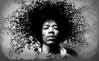 Jimi Hendrix z nutami