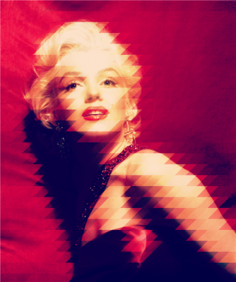 Piękna modelka Marilyn Monroe