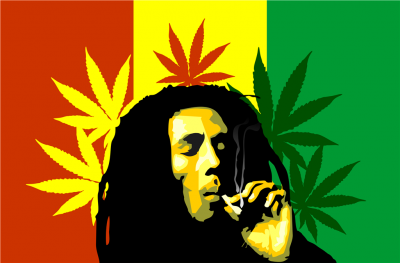 Bob Marley z marihuaną